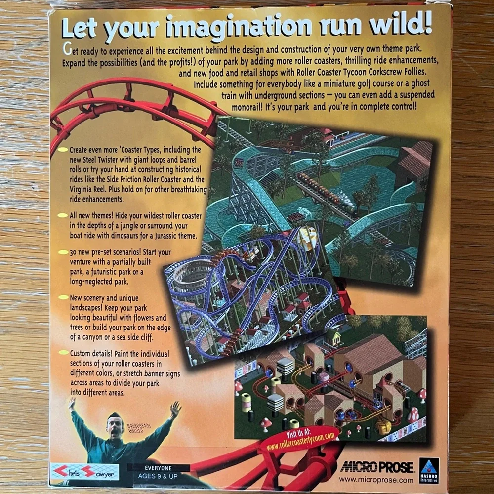 RollerCoaster Tycoon Corkscrew Follies Expansion Pack